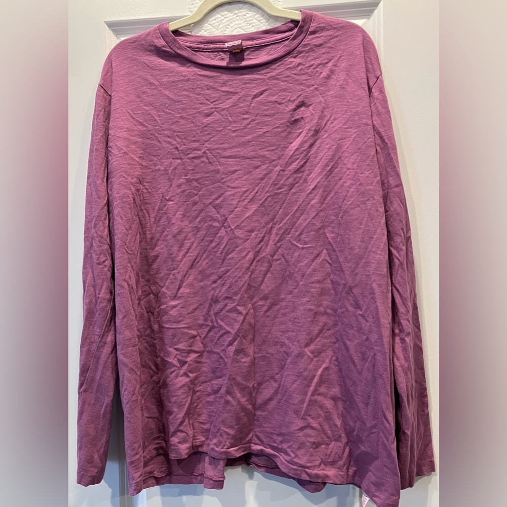 MOTHER / VELVA SHEEN from MOTHER Purple Long Sleeve Shirt